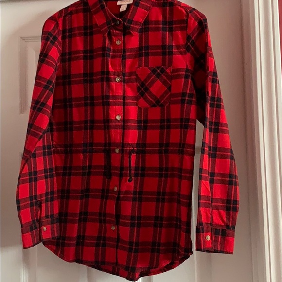 Cat & Jack Other - EUC Cat & jack red buffalo plaid button down shirt